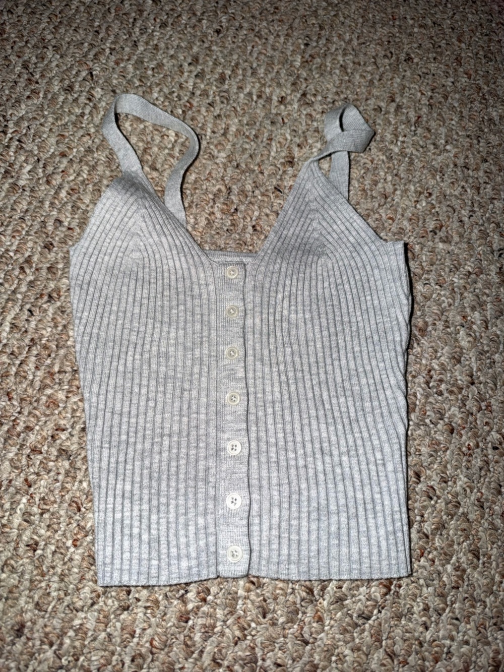 AERIE ribbed crop tank top
